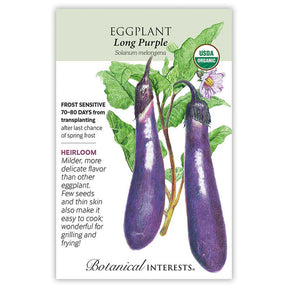 Botanical Interests, Inc. - Eggplant Long-Purple Seeds