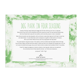 Chronicle-Hachette Book - Puzzle Michael Storrings Dog Park in Four Seasons