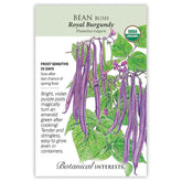 Botanical Interests, Inc. - Royal Burgundy Bush Bean Seeds - Southern Agriculture 