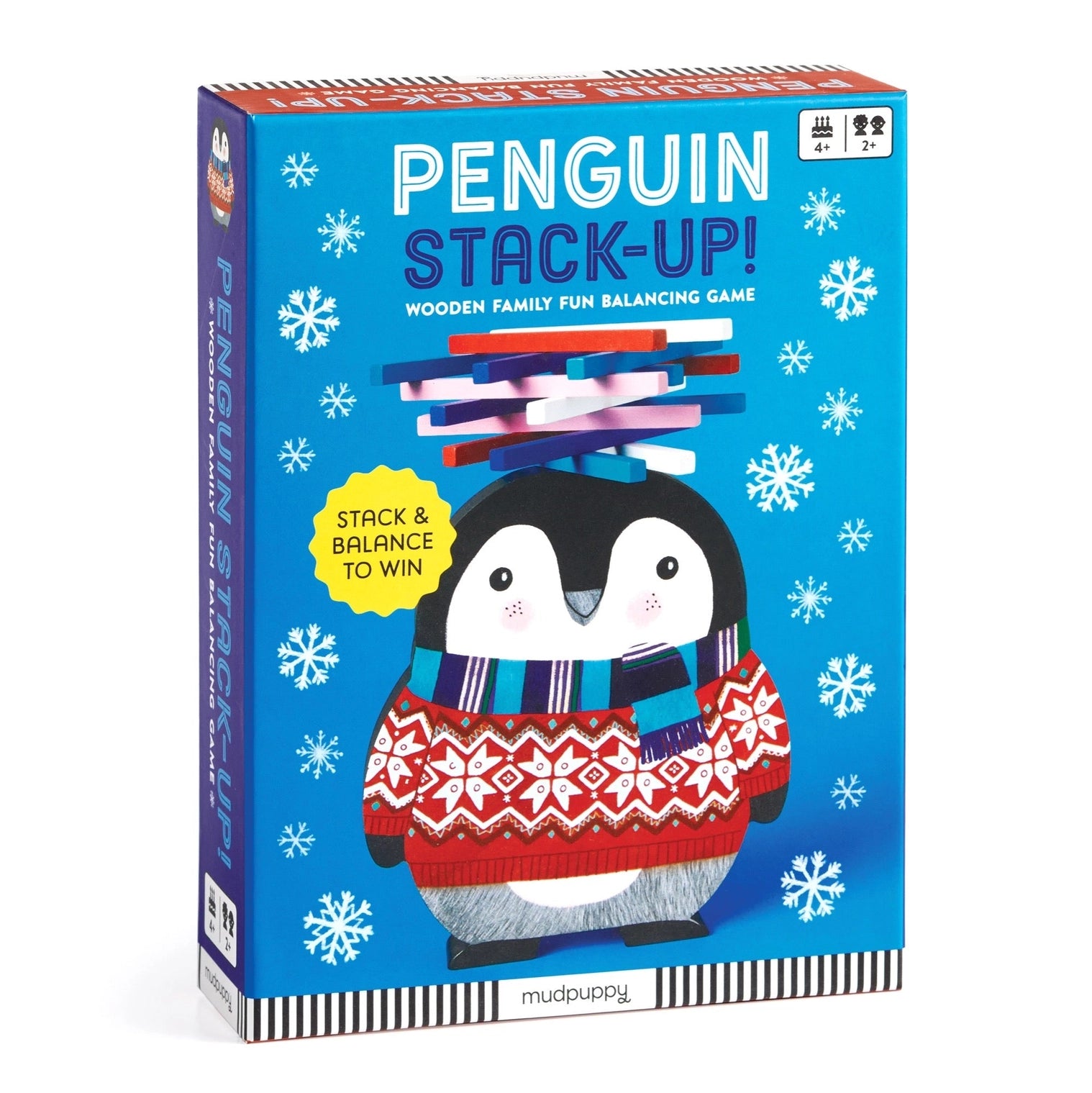 Chronicle-Hachette Book - Stack-up Wooden Penguin Balancing Game