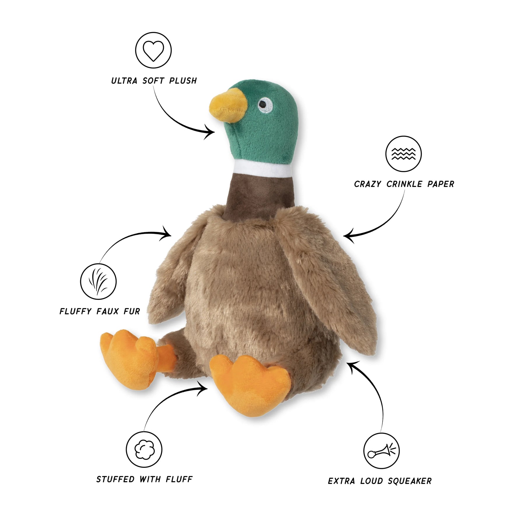 Petshop by Fringe Studio - Dog Toy Just Ducky