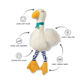 Petshop by Fringe Studio - Dog Toy Goose On The Loose