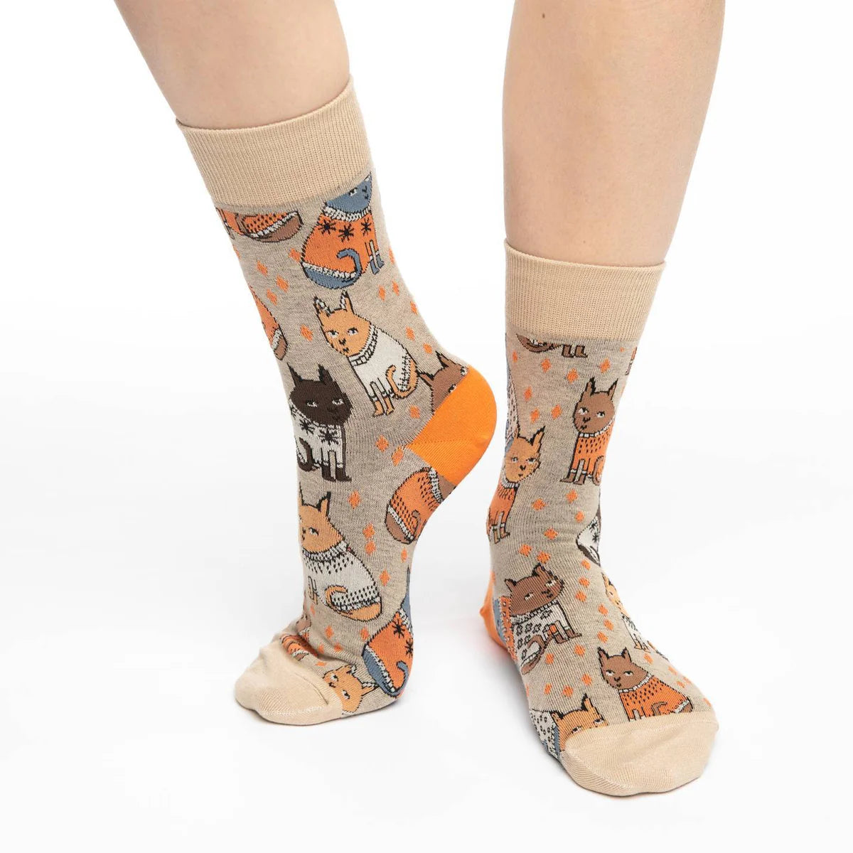 Good Luck Sock - Sweater Cats