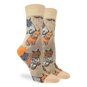 Good Luck Sock - Sweater Cats