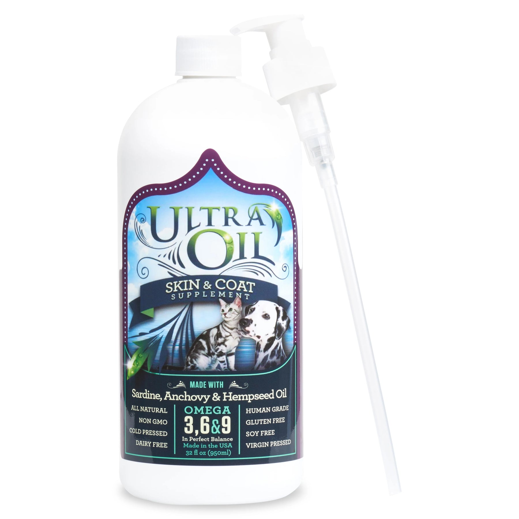 Hemp Seed Oil Skin & Coat	Supplements for Dogs & Cats