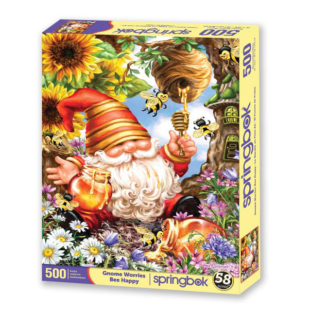 Allied Products-Springbok - Worries Bee Happy Puzzle