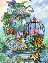 Allied Products-Springbok - Butterfly Bliss Puzzle