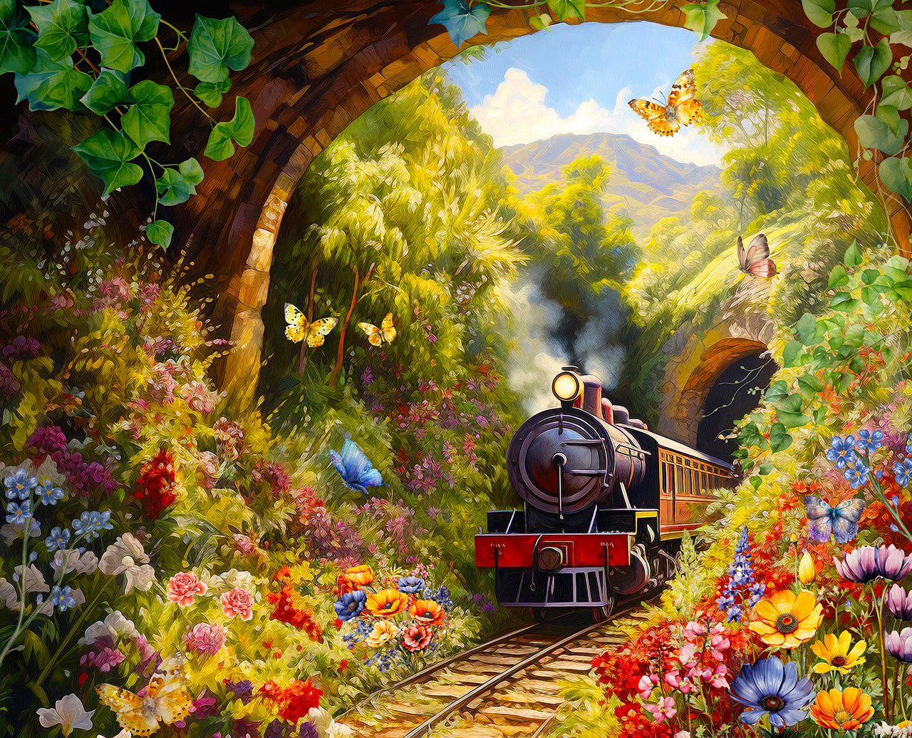 Allied Products-Springbok - Tunnel Pass Puzzle