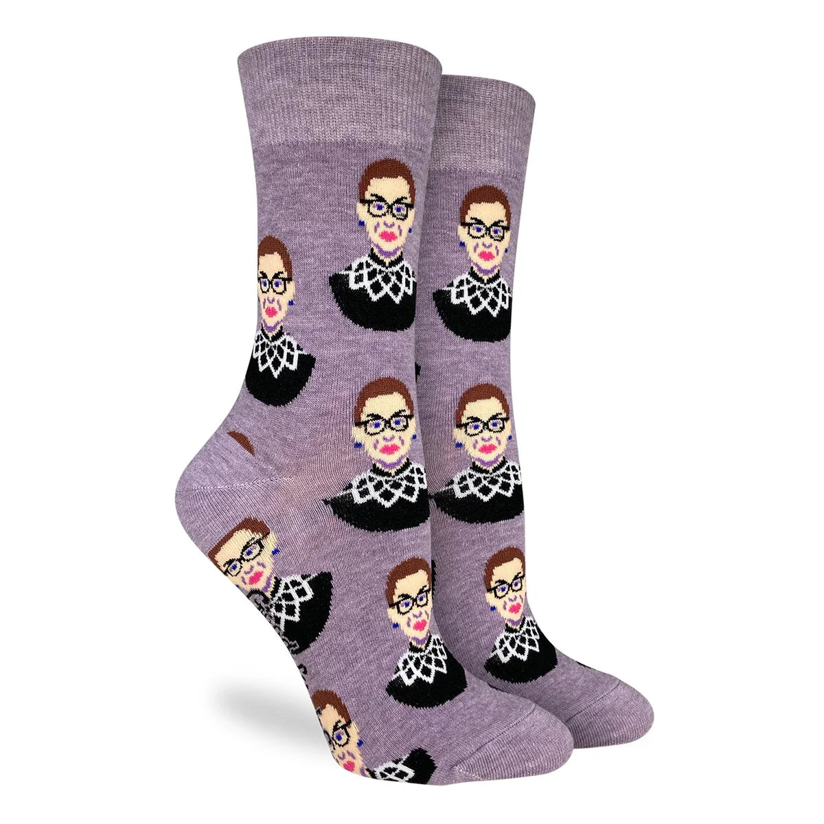 Good Luck Sock - Purple Ruth Bader Ginsburg