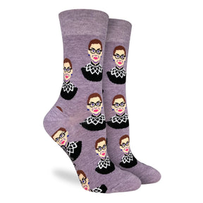Good Luck Sock - Purple Ruth Bader Ginsburg