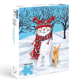 Allport Editions - Cat & Snowman Puzzle