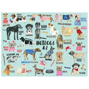 Chronicle-Hachette Book - Puzzle Hot Dogs A-Z