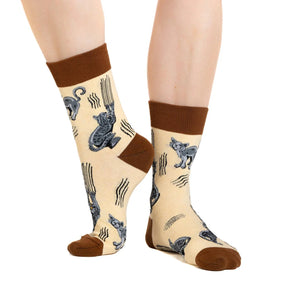 Good Luck Sock - Scratchy Cats