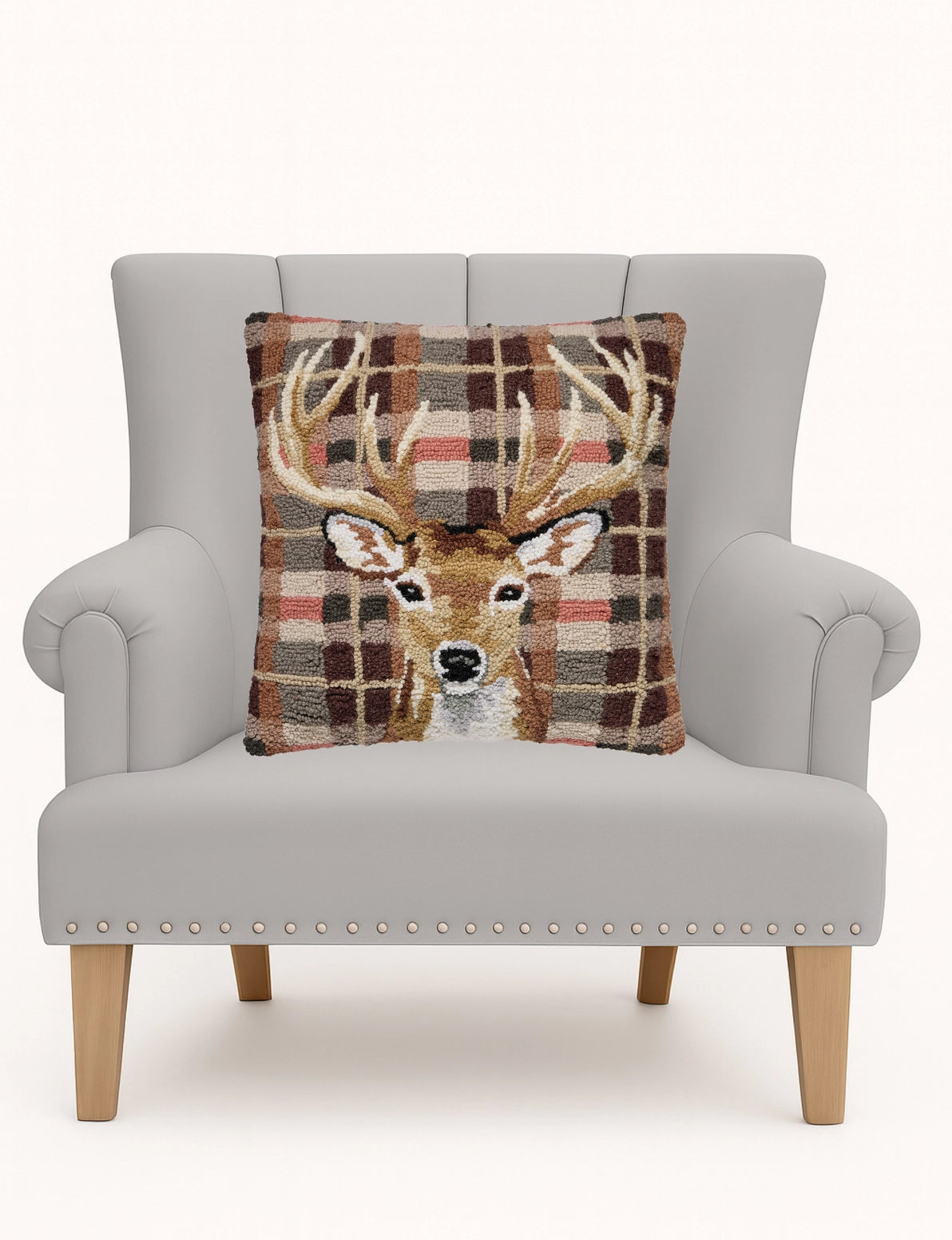 Peking HandiCraft - Pillow Hook Deer Tartan