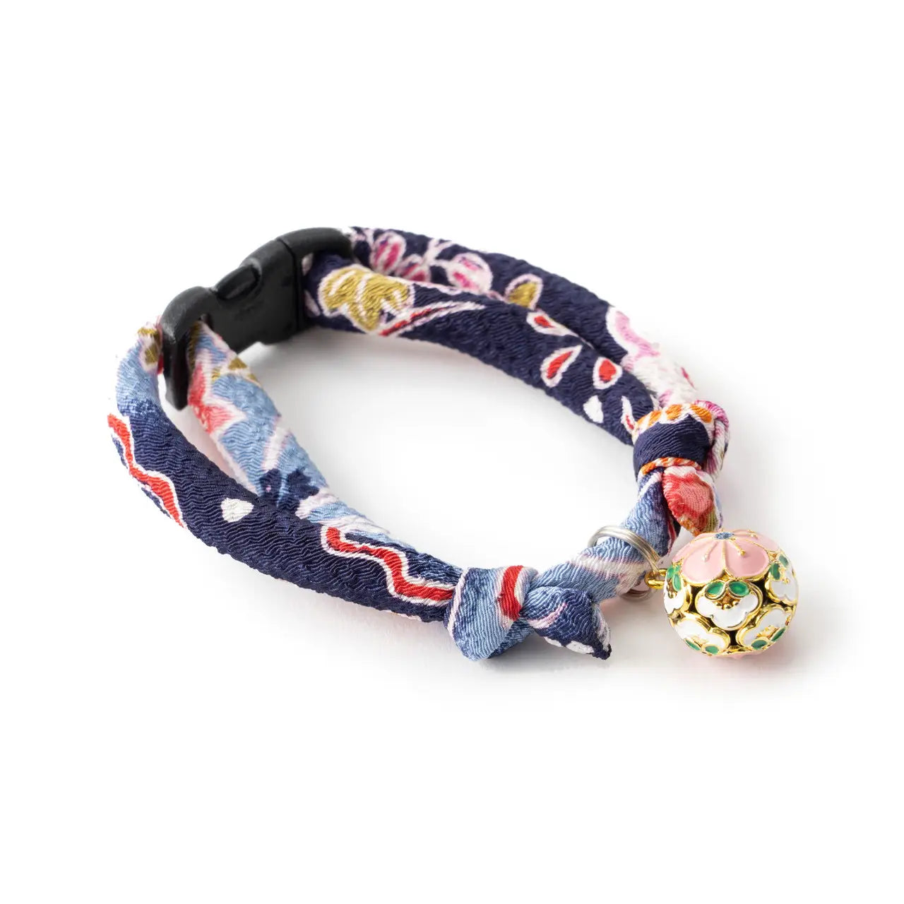 Moon-X USA - Cat Collar Chirimen Plum Blossom