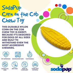 SodaPup - Corn on the Cob Power Chewer	Dog Toy - Southern Agriculture 
