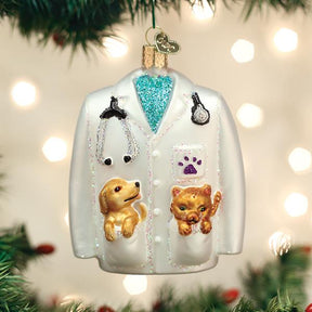 Old World Christmas - Veterinarian's Coat Ornament