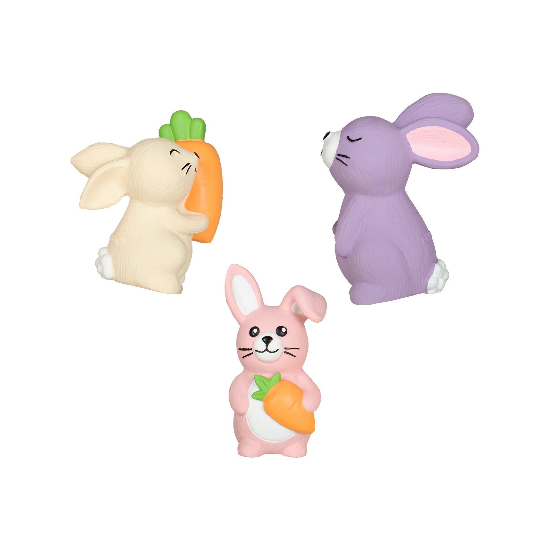 Petshop by Fringe Studio - Dog Toy Hopping Love Carrots (3 Piece Set)