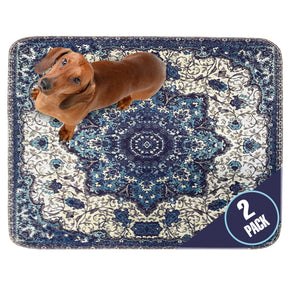 Pupiboo - Blue Medallion Washable Pee Pads - Southern Agriculture 