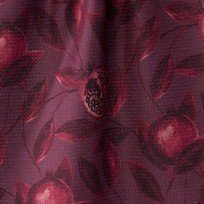 Geometry - Tea Towel Rich Garnet