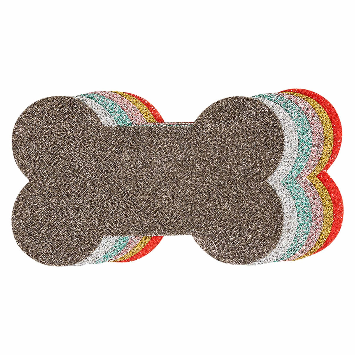 Sparkles Home - Placemat Dog Bone Multifaceted Rhinestones