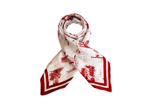 William & Lauren - OU Toile Scarf