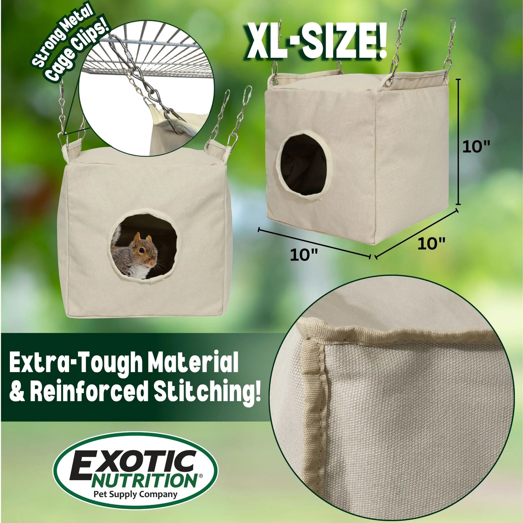 Exotic Nutrition - Canvas Cubby Small Animal