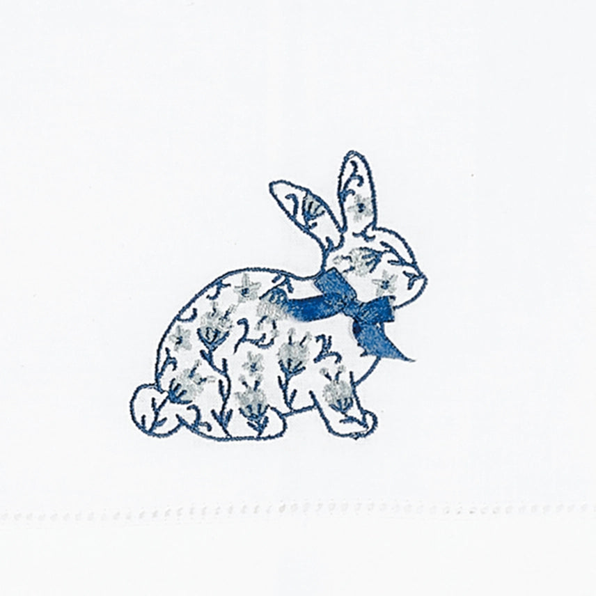 Peking Handicraft - Towel Chinoiserie Easter Bunny