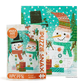 WerkShoppe- Puzzle Snowmen Gift Exchange