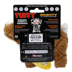 Tuffy Dog Toys - Mighty Jr Farm Goat Plush Squeaky Dog Toy
