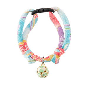 Moon-X USA - Cat Collar Chirimen With Clover