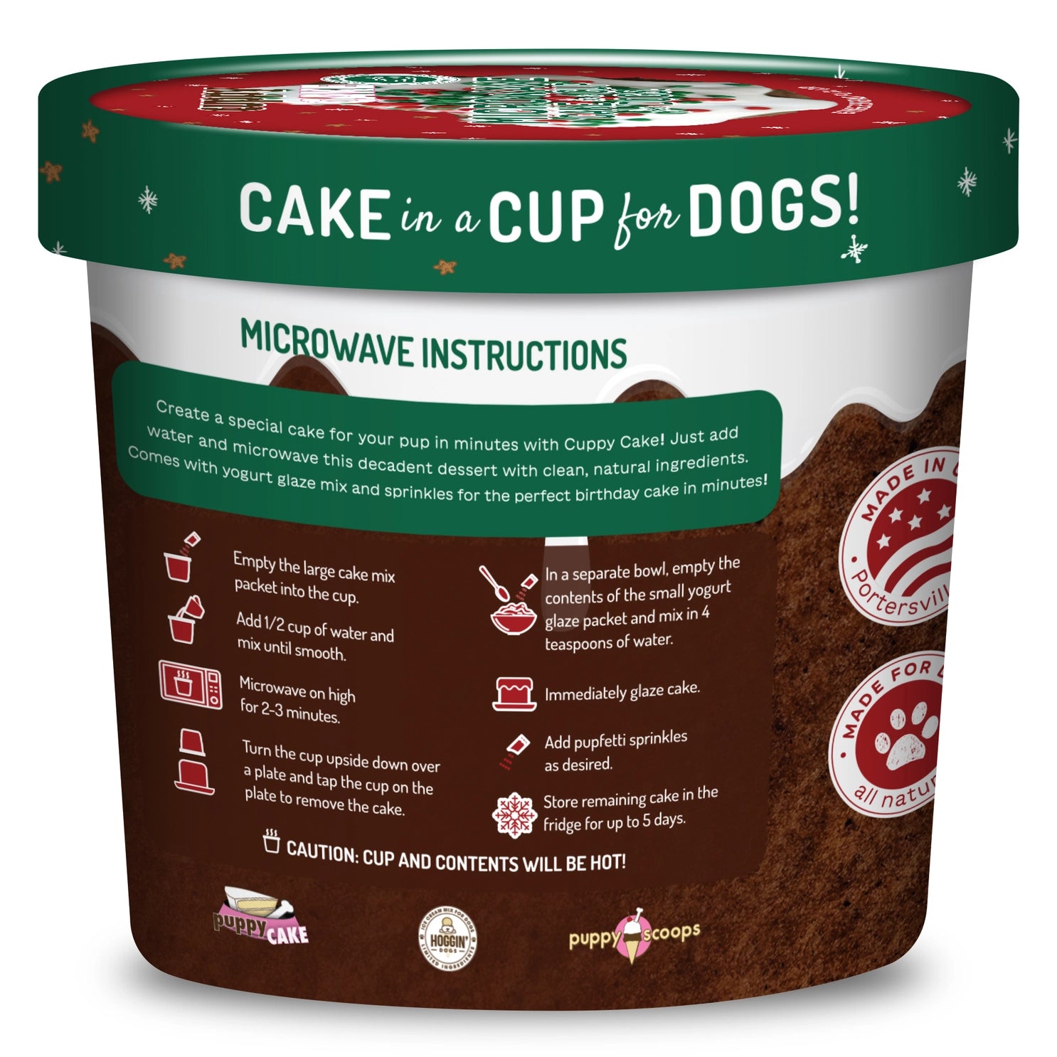 Puppy Cake - Cuppy Cake Mix Gingerbread