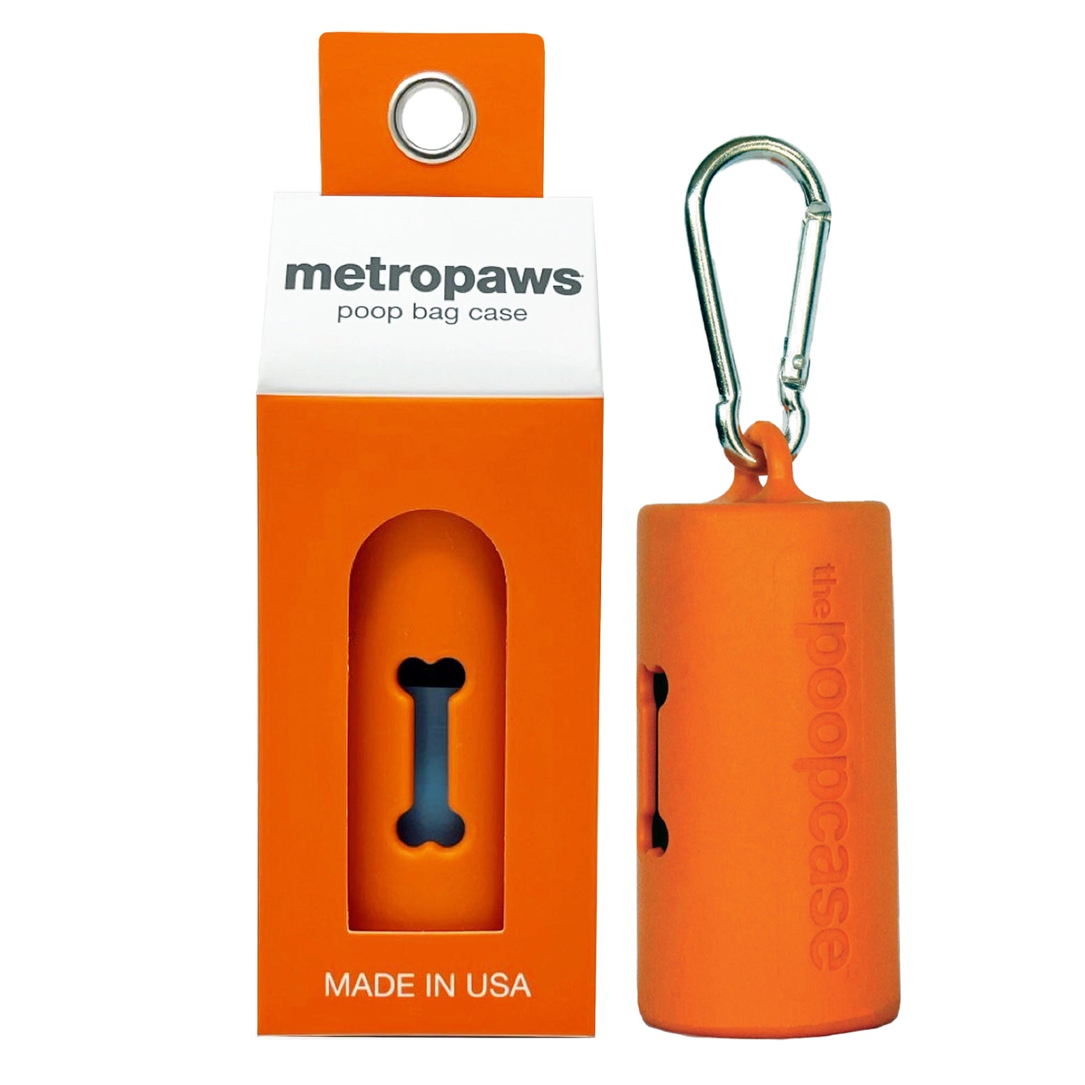 Metropaws - Poop Bag Case Silicone With Carabiner