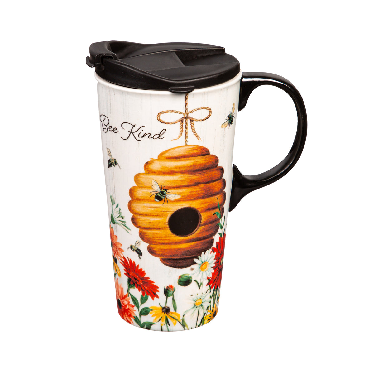 Evergreen Enterprises - Travel Cup Summer Floral Buzz - Southern Agriculture 