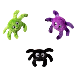Petshop by Fringe Studio - Dog Toy CREEPY CRAWLER SPIDERS (3 Piece Set)
