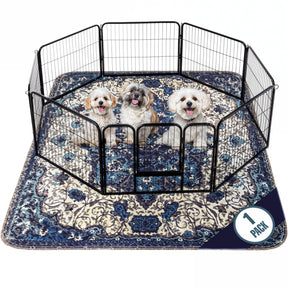 Pupiboo - Blue Medallion Washable Pee Pads - Southern Agriculture 