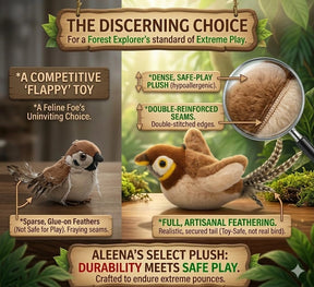 Vigor - Sparrow Bird Chirping Cat Toy Plush