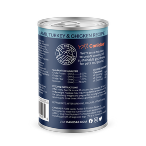 Canidae - All Breeds, Adult Dog Elements - Grain-Free Lamb, Turkey & Chicken Formula Canned Dog Food - Southern Agriculture 
