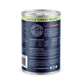 Canidae - All Breeds, Adult Dog Sky Pure Grain Free Duck & Turkey Formula Canned Dog Food - Southern Agriculture 