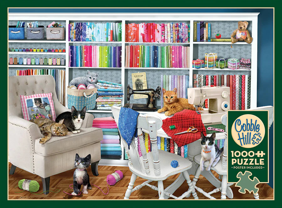 Outset Media - Puzzle: Sewing Room (1,000 Piece)