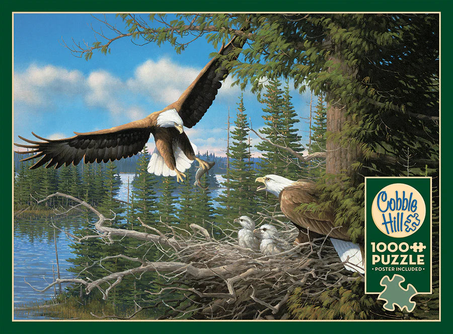 Outset Media - Puzzle: Nesting Eagles (1,000 Piece)
