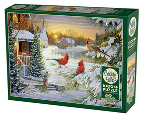 Outset Media - Puzzle Sunset Cardinals