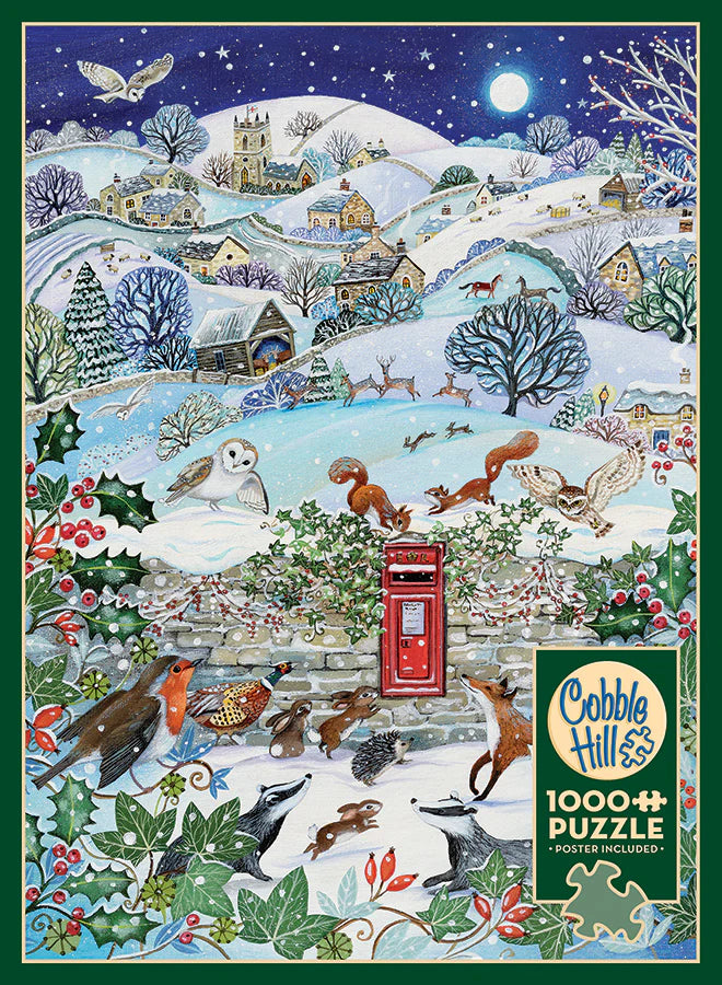 Outset Media - Puzzle: Village on a Winter Night