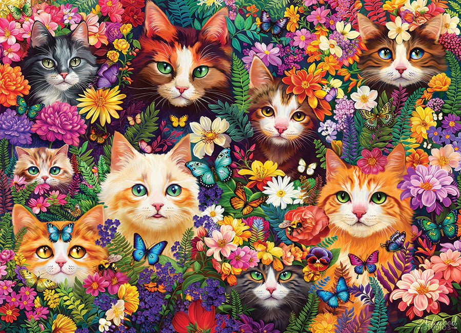 Outset Media - Puzzle Blooming Whiskers