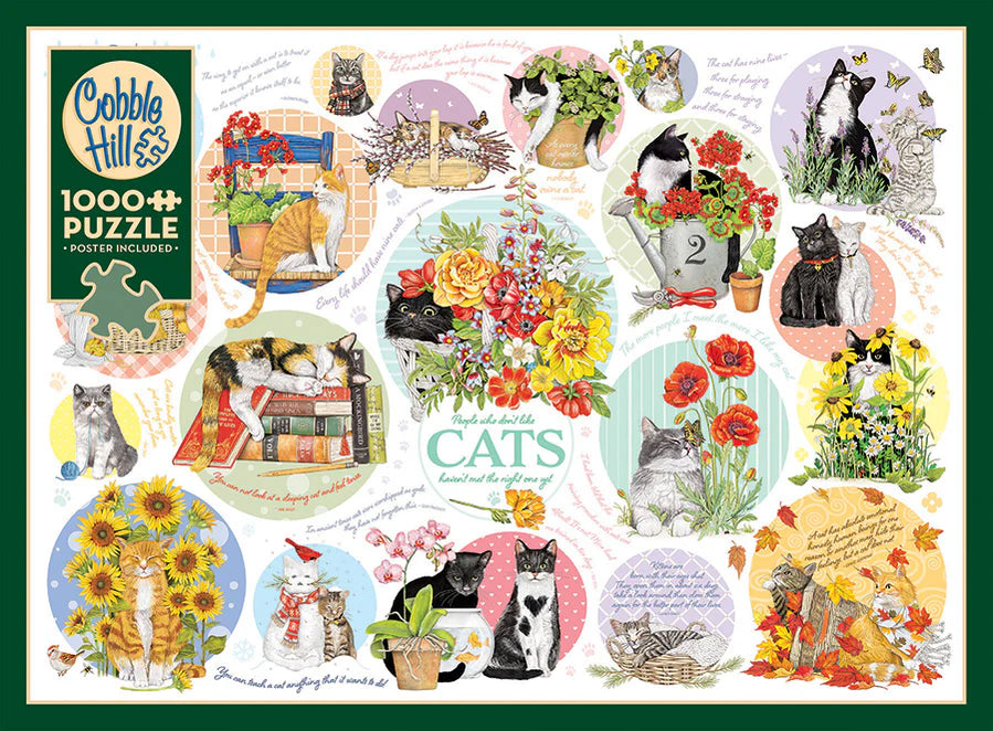 Outset Media - Puzzle Cat Thoughts