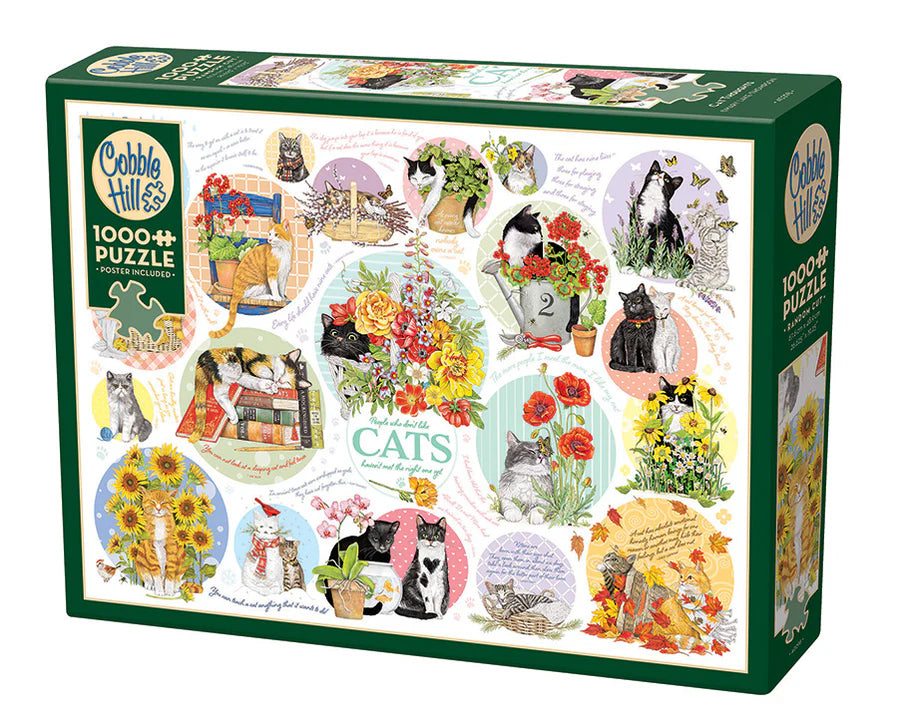 Outset Media - Puzzle Cat Thoughts