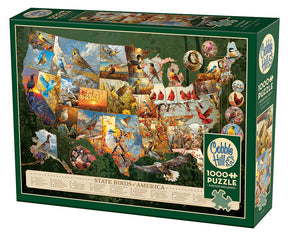 Outset Media - Puzzle State Birds of America