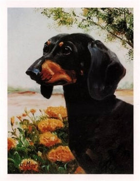 Best Friends By Ruth Maystead - Dog Night Lights by Ruth Maystead