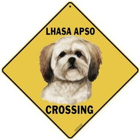 Atlas Screen Printing - Lhasa Apso Crossing Sign by CrossWalks