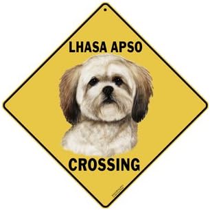 Atlas Screen Printing - Lhasa Apso Crossing Sign by CrossWalks